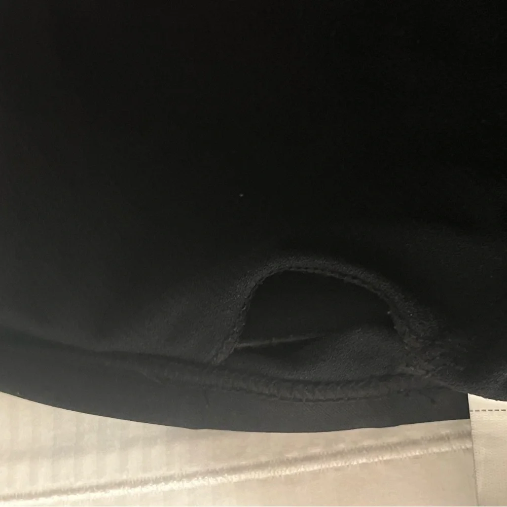 Nike Black and White Sports Top with Built in Bra, size XL
